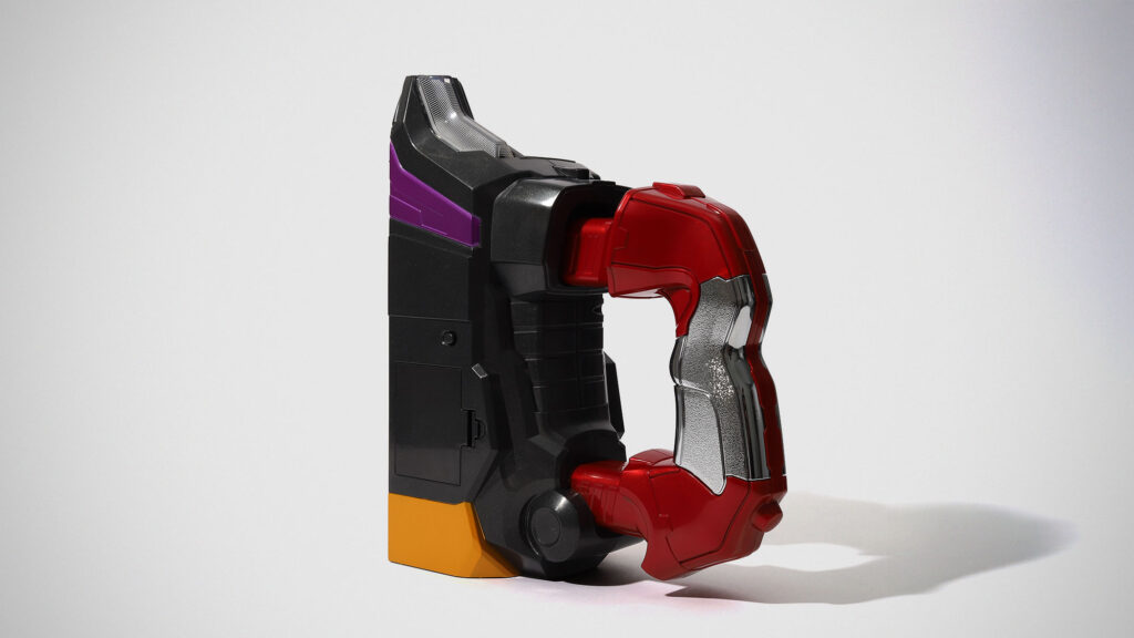 Neon Genesis Evangelion Roar to the Future IMPACT Lever replica with LED lights and deployable lever