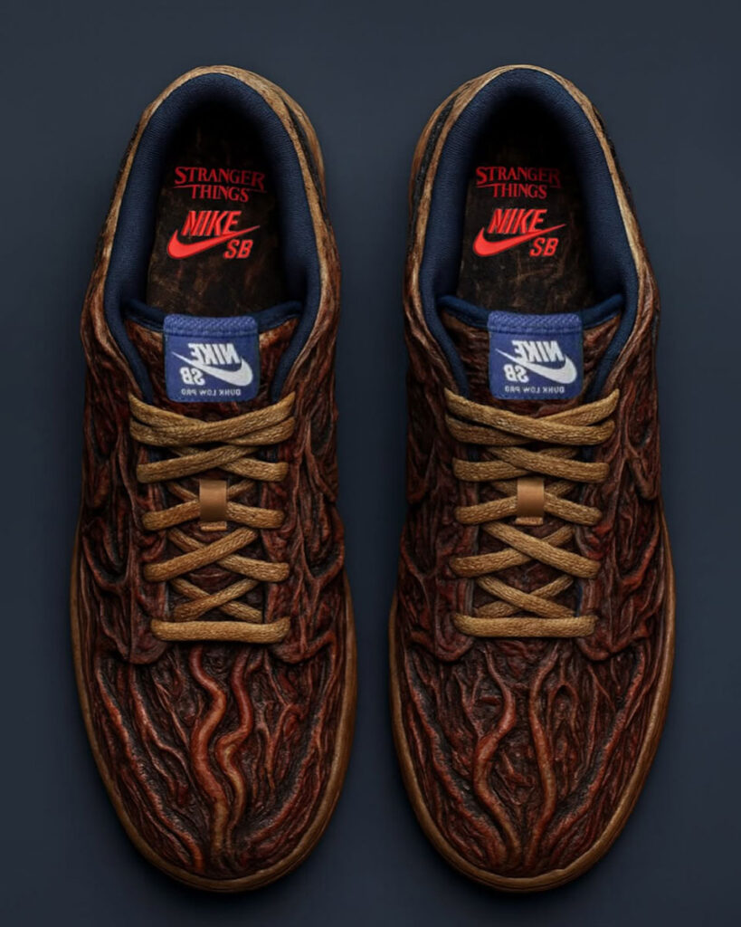 Nike SB x Stranger Things Vecna Custom Sneakers