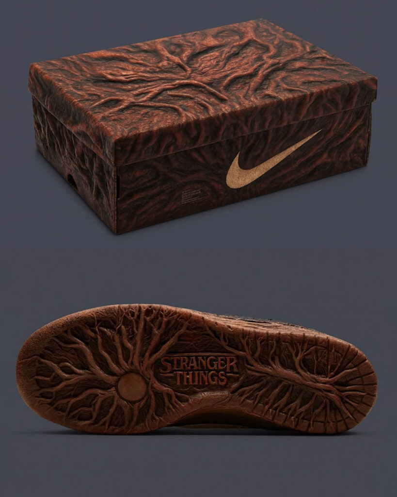 Nike SB x Stranger Things Vecna Custom Sneakers