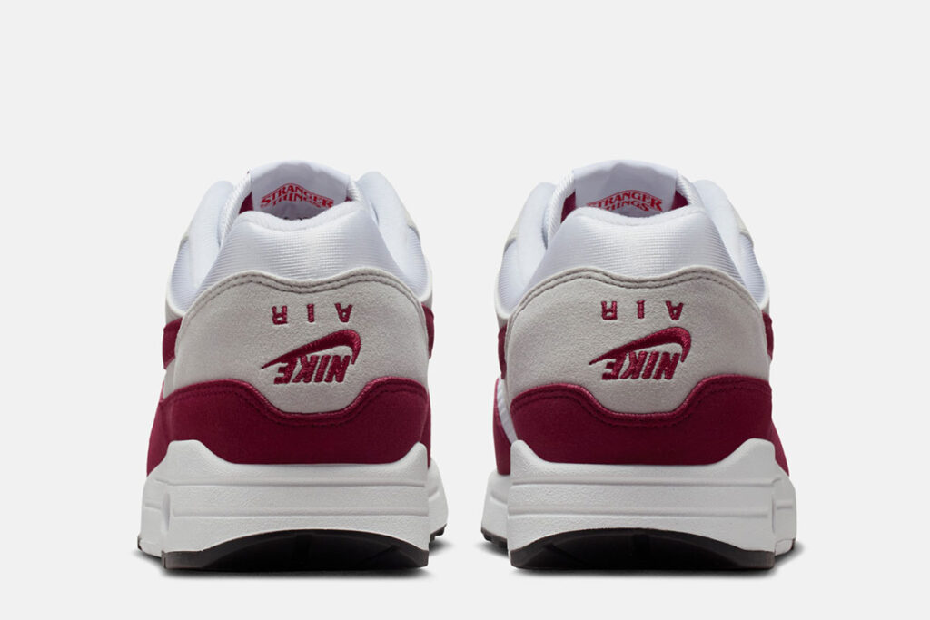 Nike and Converse x Stranger Things sneakers including Air Max 1, Dunk Low, and Chuck 70 with distressed 1980s Hawkins-inspired details