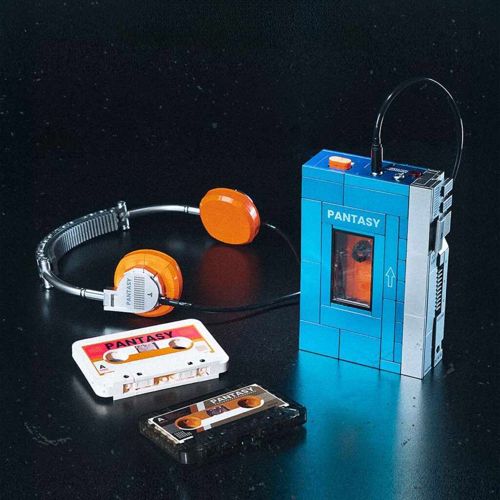 Pantasy Retro Portable Cassette Player Set