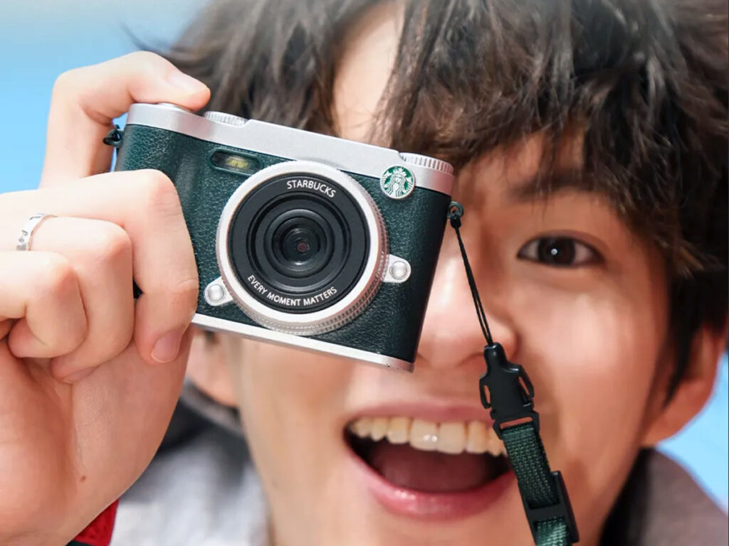 Retro Digital Camera from Starbucks China