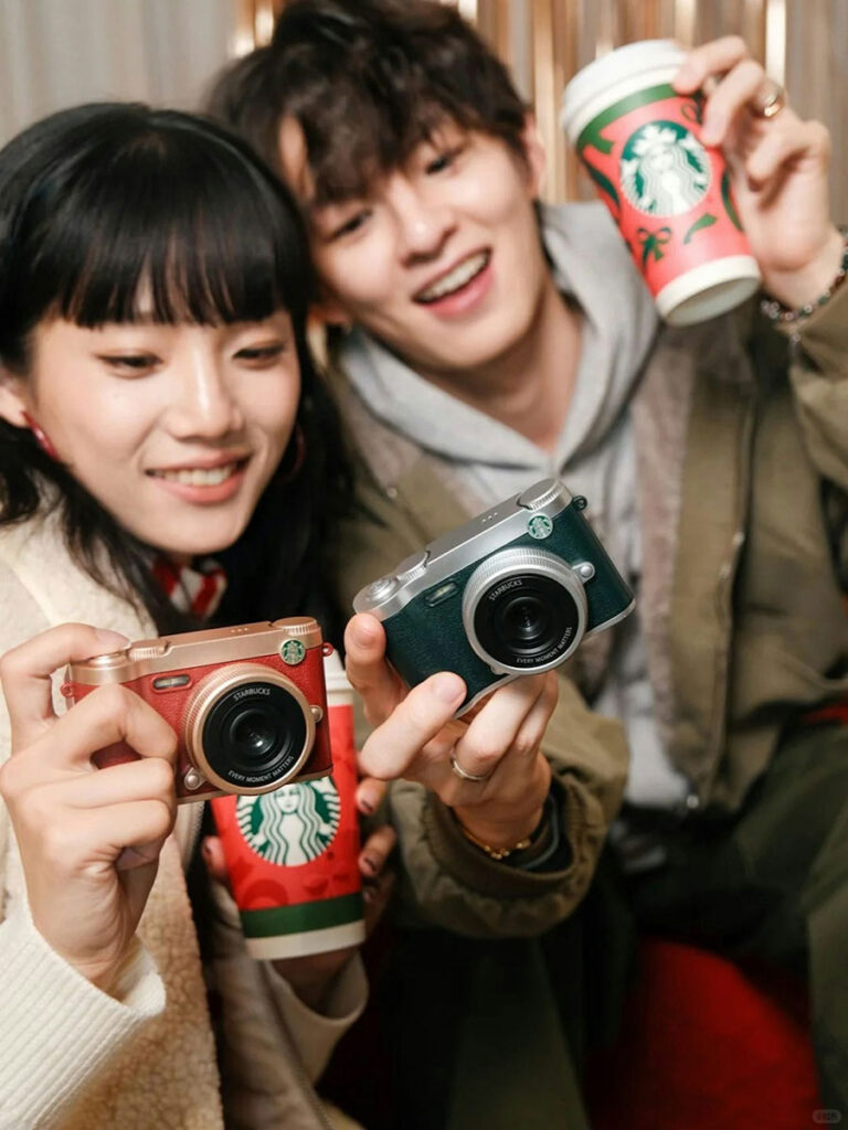 Retro Digital Camera from Starbucks China