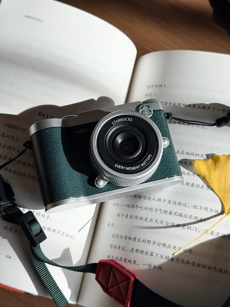 Retro Digital Camera from Starbucks China