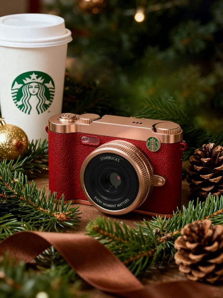 Retro Digital Camera from Starbucks China