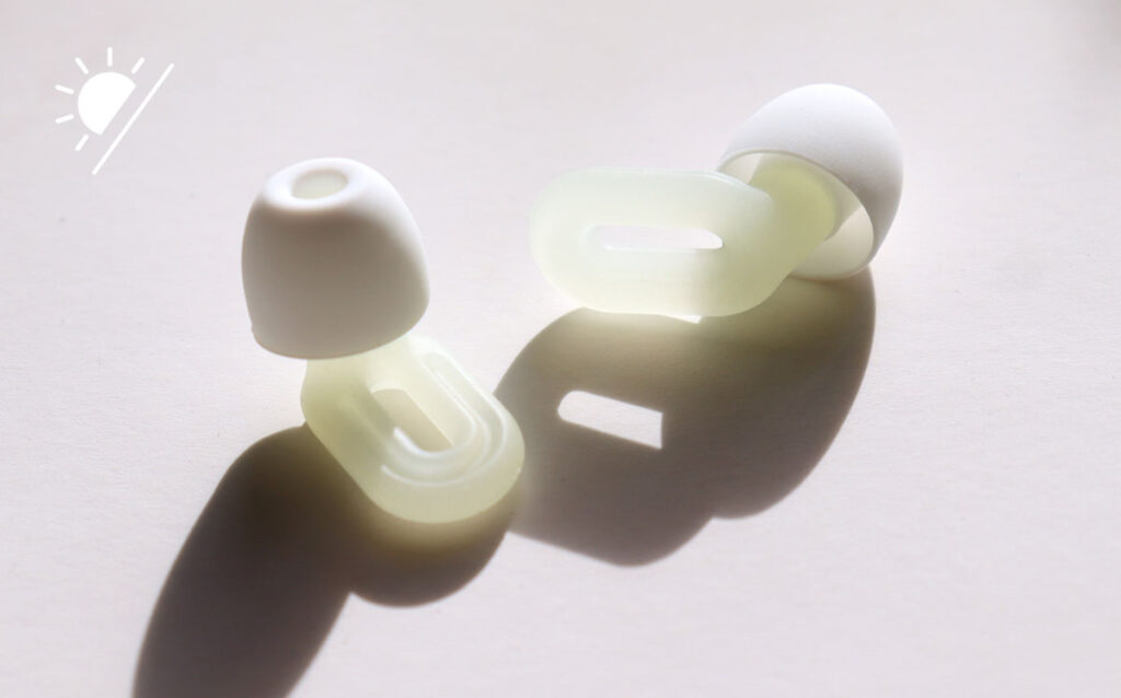 Saccater Luna glow-in-the-dark modular concert earplug set