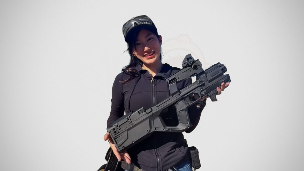 Strike Industries SMC-90 chassis installed on FN P90