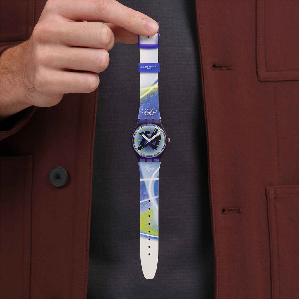 Swatch Olympic Winter Games Milano Cortina 2026 watch CHASING PEAKS