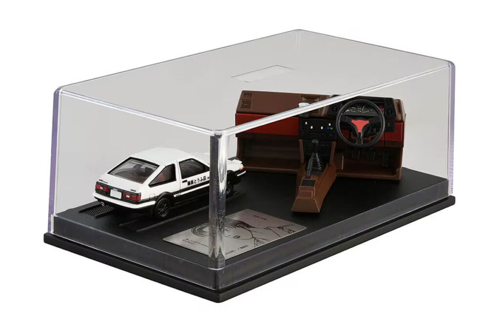 Tomica Premium Unlimited Steering View Initial D AE86 Trueno dashboard display