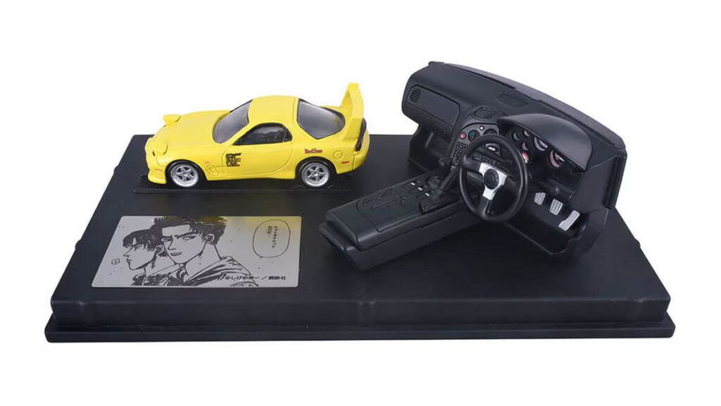 Tomica Premium Unlimited Steering View Initial D FD3S RX-7 set
