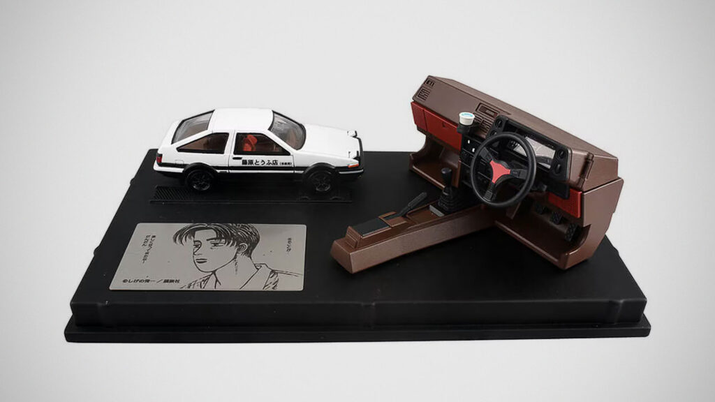 Tomica Premium Unlimited Steering View Initial D AE86 Trueno dashboard display