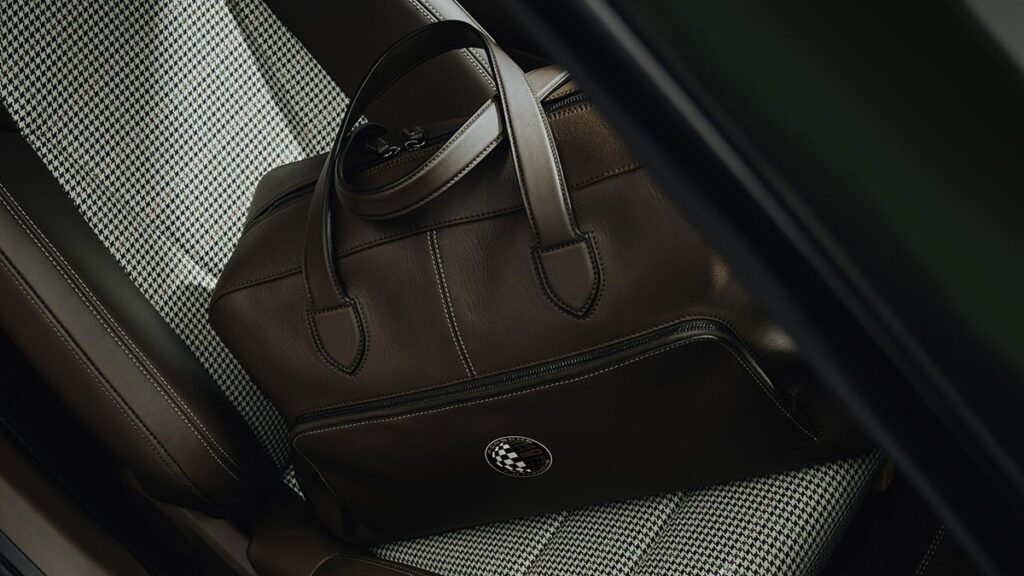 Porsche Truffle Brown Leather Weekender Bag