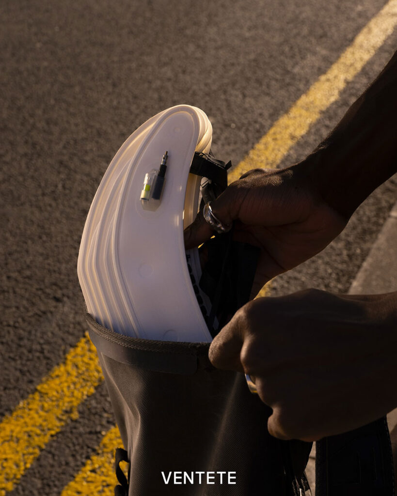 VENTETE aH-1 Inflatable Bicycle Helmet