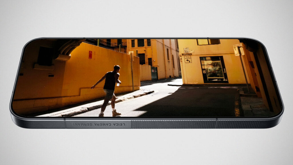 Xiaomi 17 Ultra by Leica smartphone screen at an angle