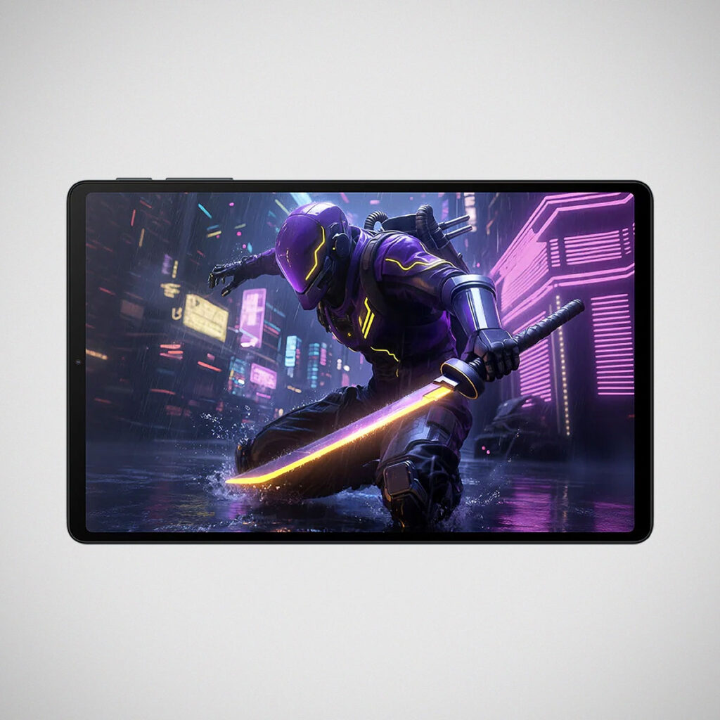 Black Shark Gaming Tablet with 8.8-inch display and futuristic mecha-style rear design