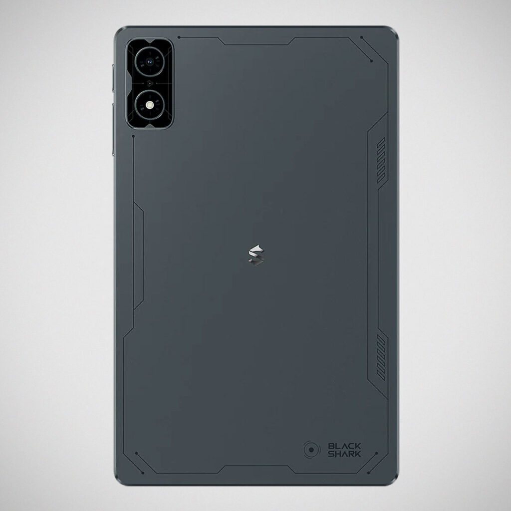 Black Shark Gaming Tablet with 8.8-inch display and futuristic mecha-style rear design
