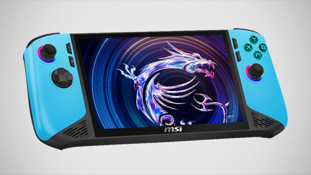 MSI Claw 8 AI+ Glacier Blue Edition