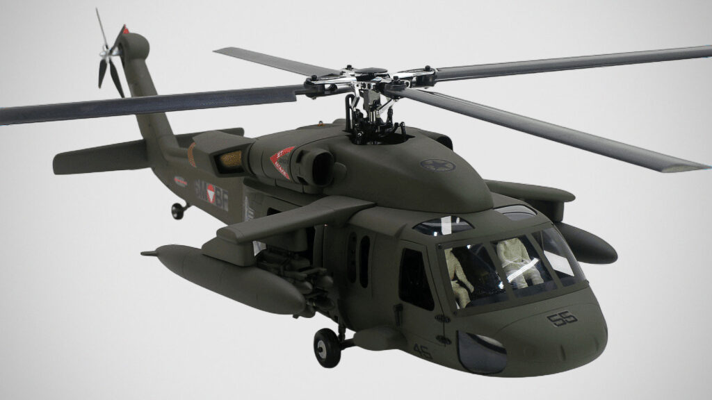 FLISHRC FL500 Black Hawk UH-60 500 RC Helicopter