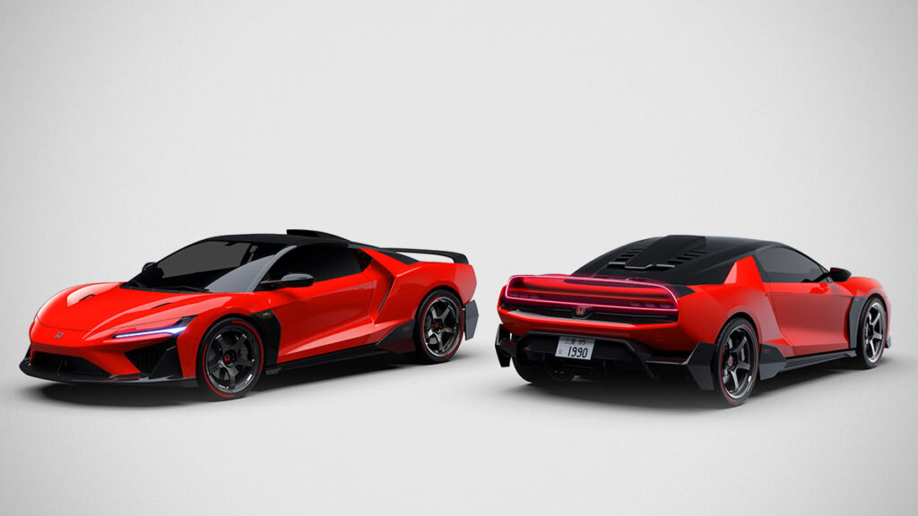 Honda NSX Tribute by Italdesign widebody concept Tokyo Auto Salon 2026