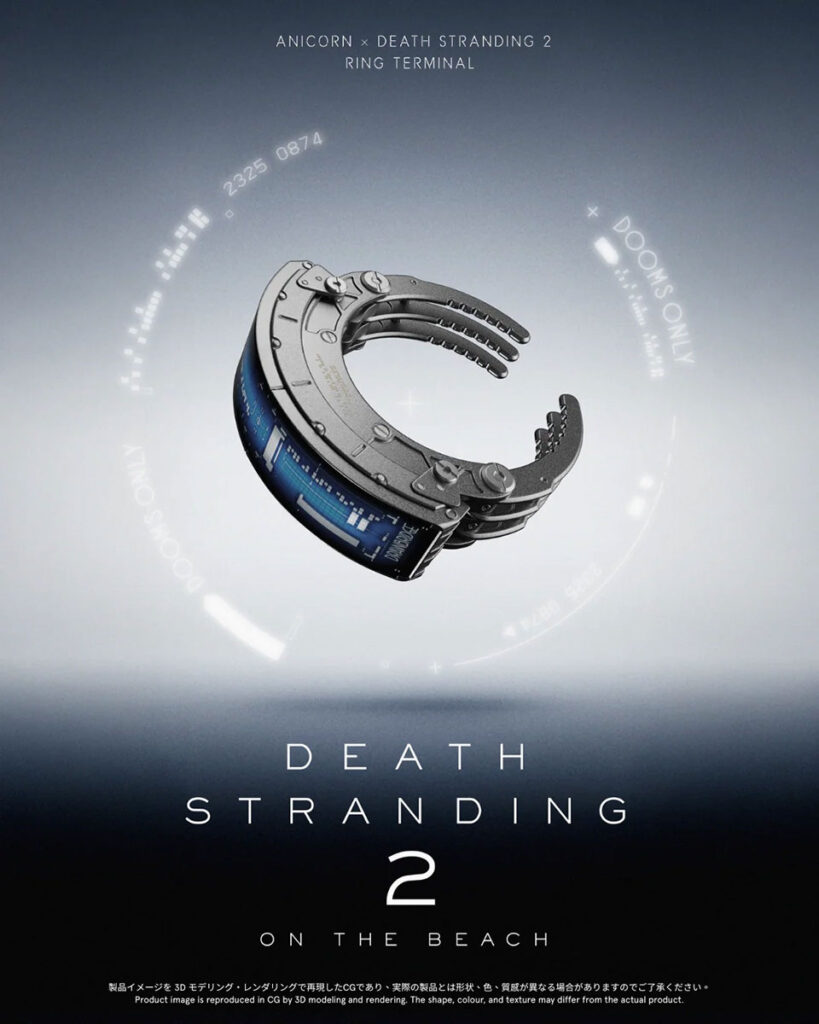 Kojima Productions x Anicorn Death Stranding 2 Ring Terminal