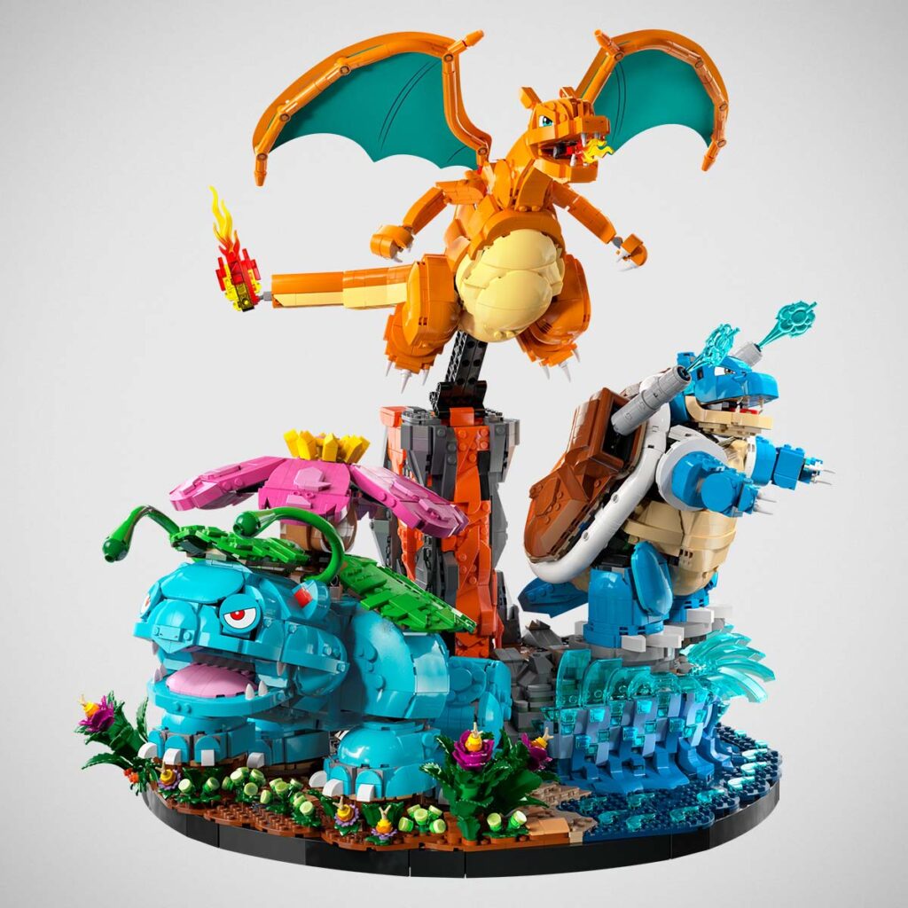 LEGO Pokémon Venusaur, Charizard and Blastoise (72153)