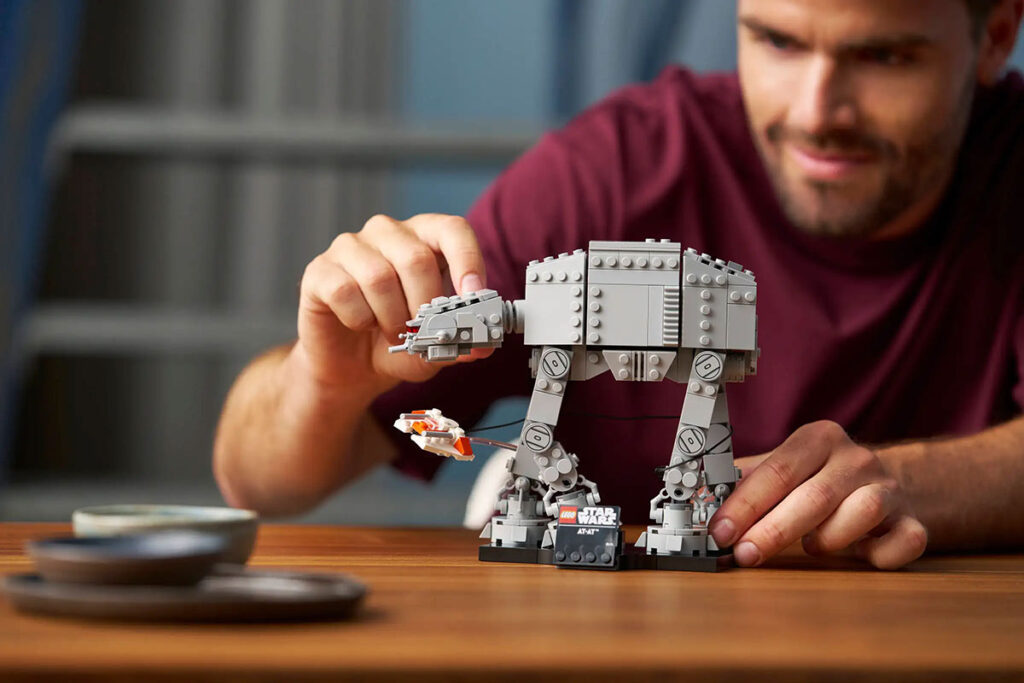 LEGO Star Wars AT-AT 75440 mid-scale display model