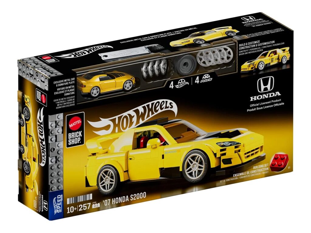 Mattel Brick Shop Hot Wheels ’07 Honda S2000 Building Set