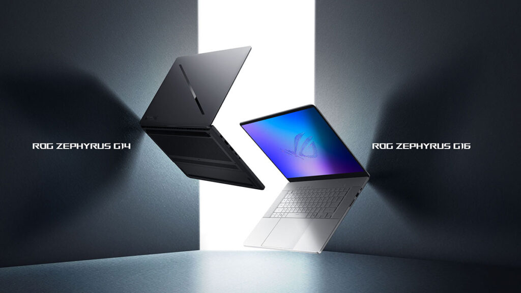 ROG Zephyrus G14 and G16 Gaming Laptops