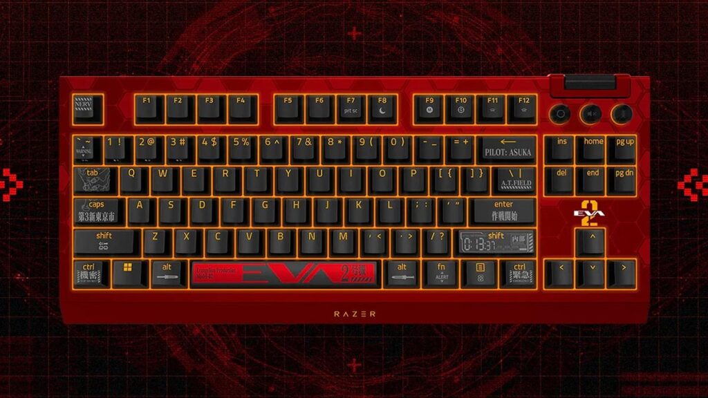 Razer BlackWidow V4 TKL HyperSpeed Evangelion (EVA-02) Edition