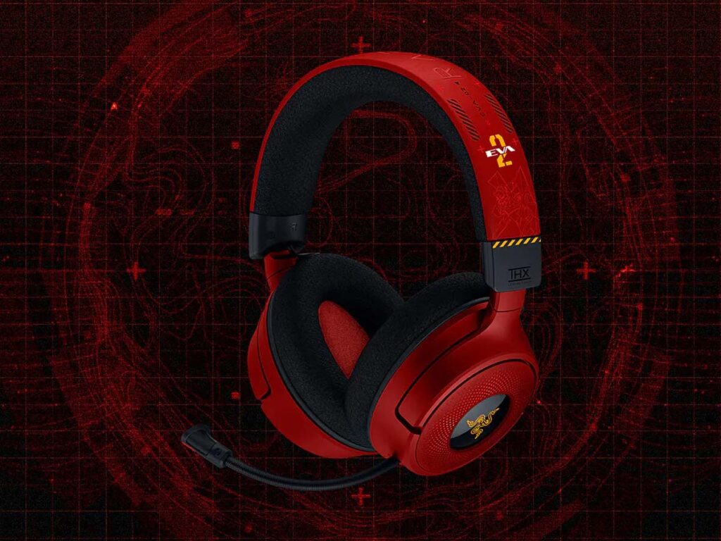 Razer Kraken V4 Evangelion (EVA-02) Edition