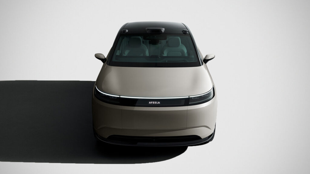 Sony Honda Mobility AFEELA Prototype 2026 front view