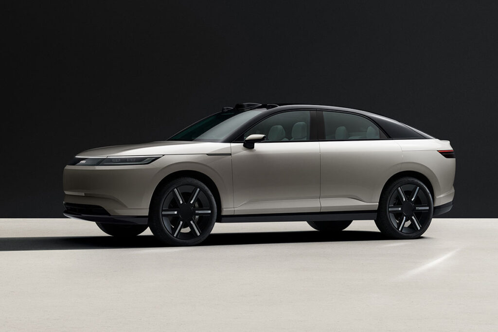 Sony Honda Mobility AFEELA Prototype 2026 ¾ front left view