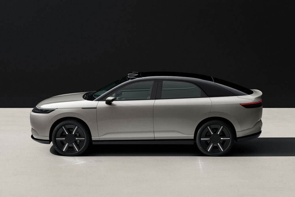 Sony Honda Mobility AFEELA Prototype 2026 left side view