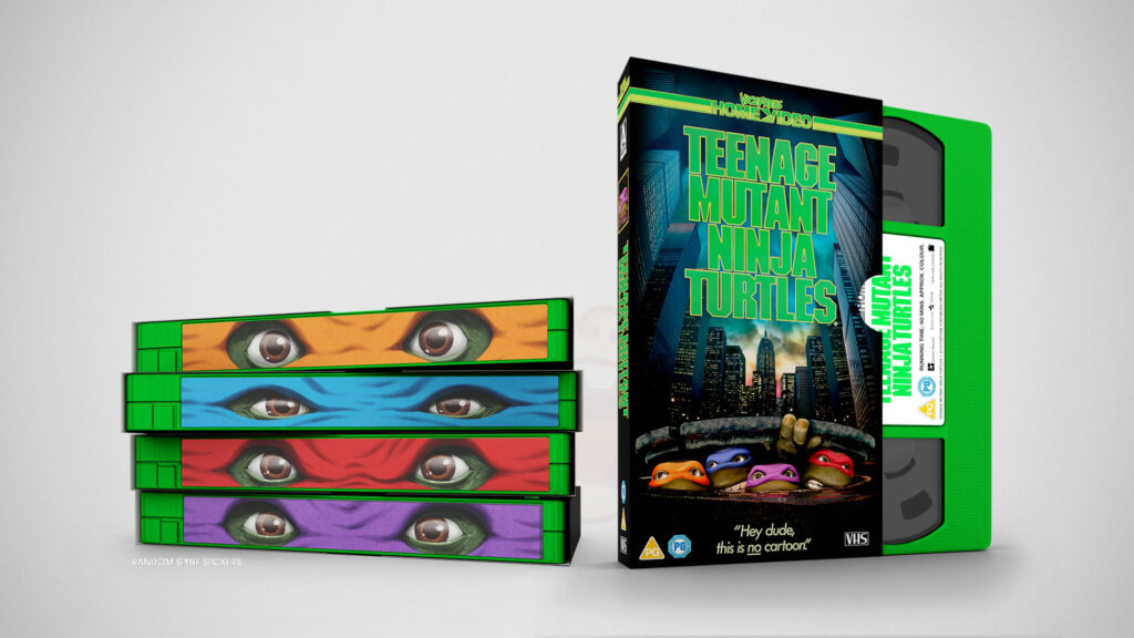 Teenage Mutant Ninja Turtles on VHS and Posters