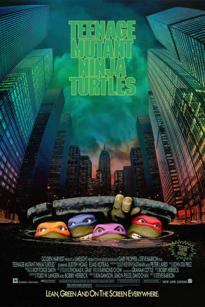 Teenage Mutant Ninja Turtles on VHS and Posters