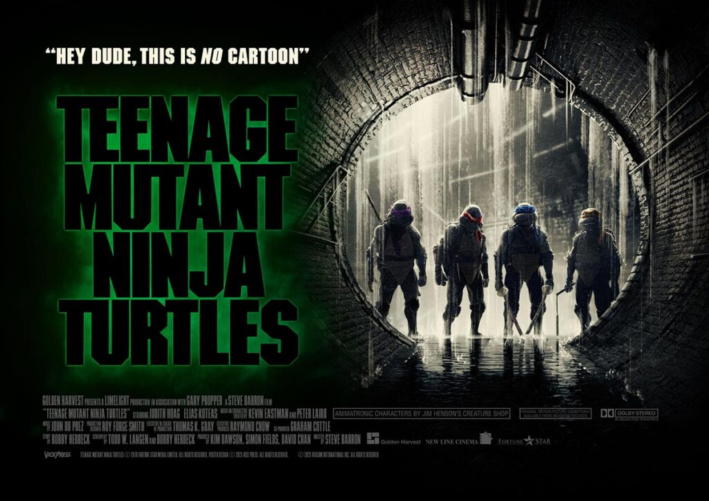 Teenage Mutant Ninja Turtles on VHS and Posters