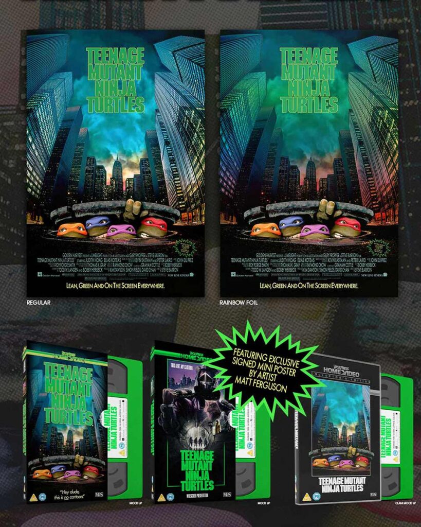 Teenage Mutant Ninja Turtles on VHS and Posters