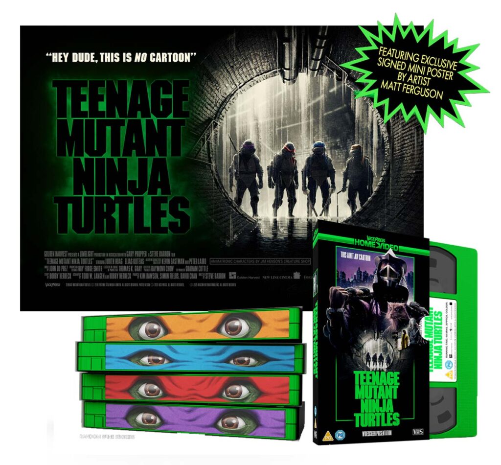 Teenage Mutant Ninja Turtles on VHS and Posters