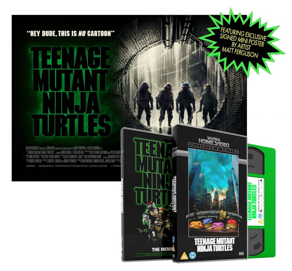 Teenage Mutant Ninja Turtles on VHS and Posters