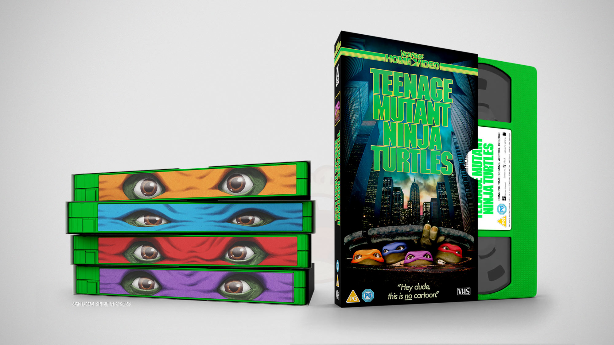 Teenage Mutant Ninja Turtles on VHS and Posters
