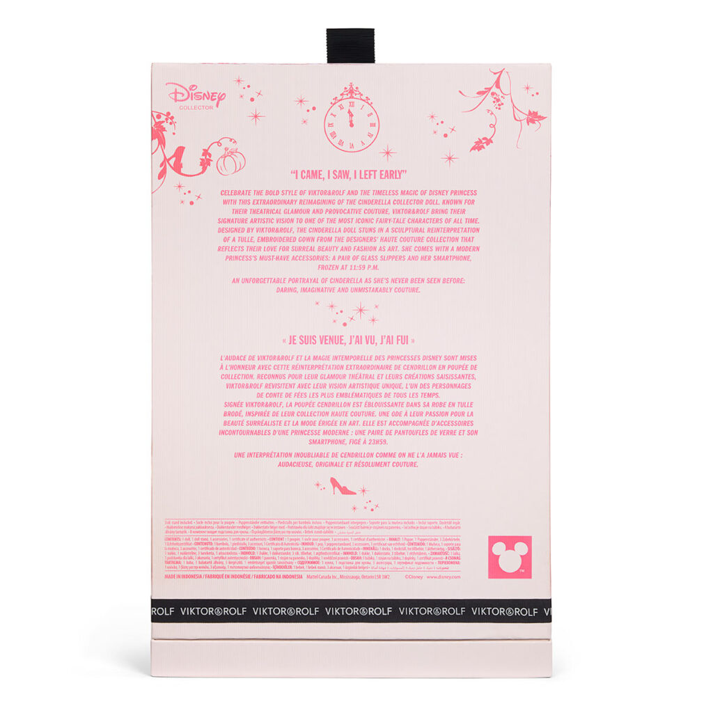 Viktor&Rolf x Disney Collector Cinderella Doll