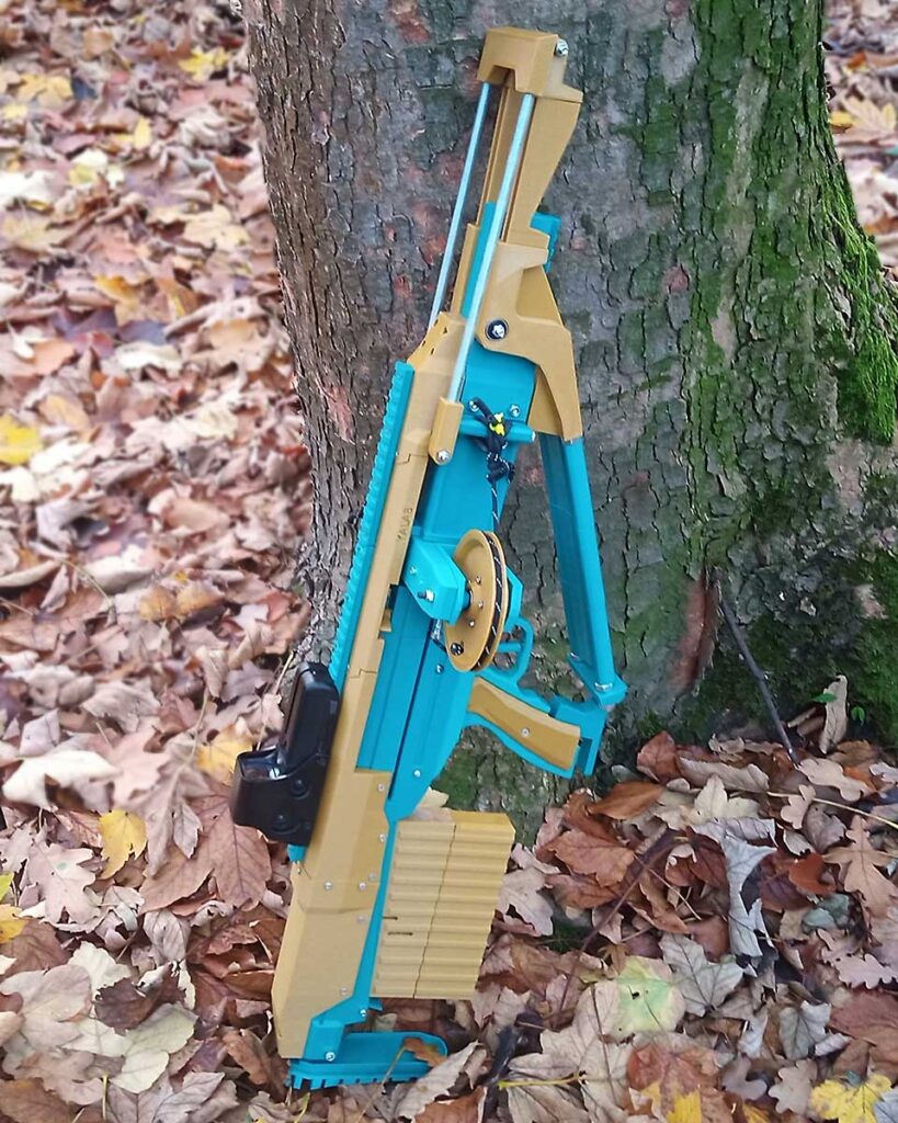 3D Printed Repeating Magazine Fed Bullpup Bow