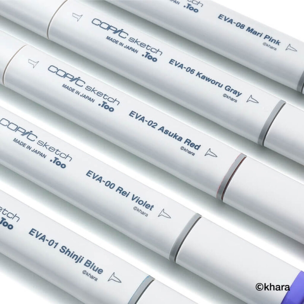 Evangelion X Copic Copic Sketch 6-piece Set