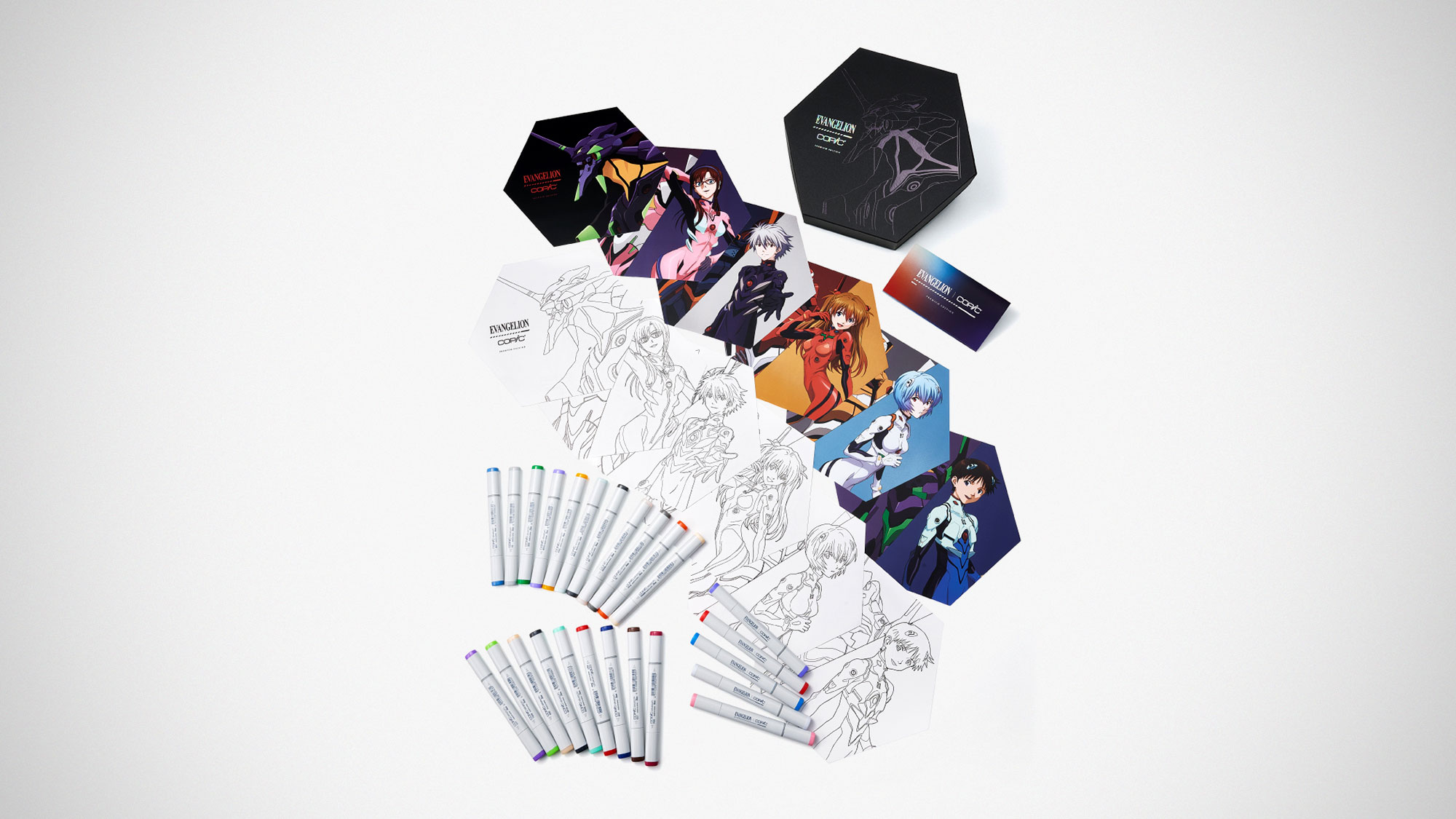 Evangelion X Copic Copic Sketch 6-piece Set