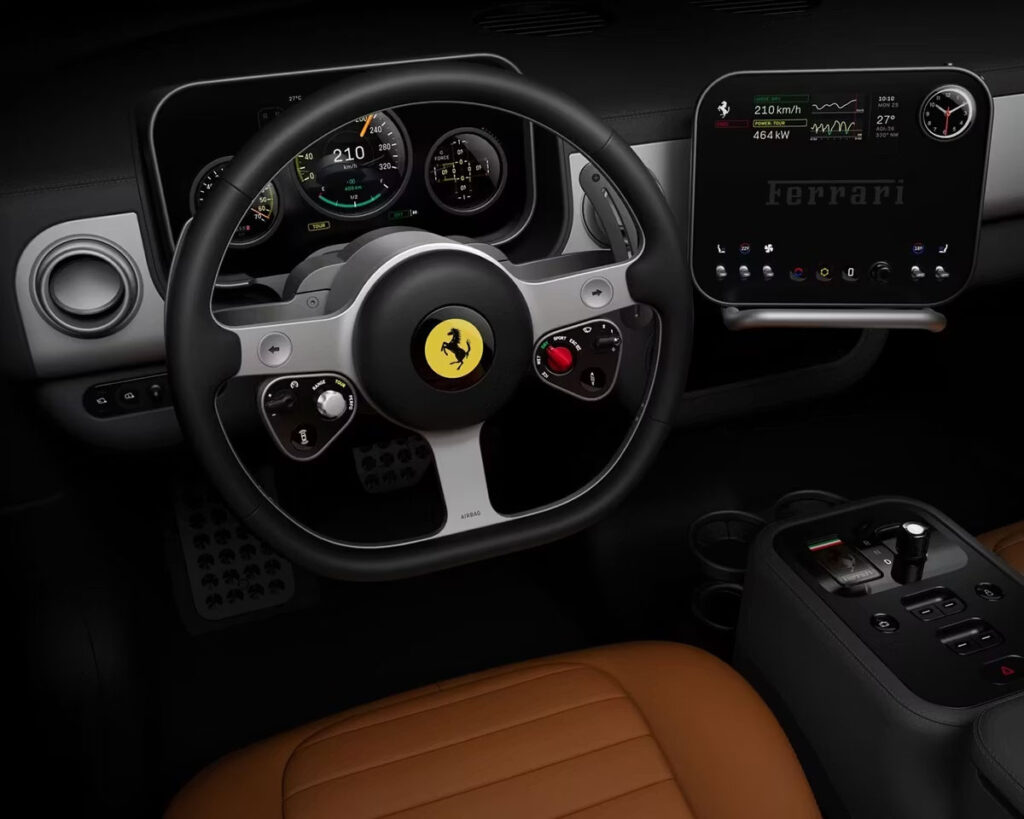 Ferrari Luce Electric Vehicle’s Interior Revealed