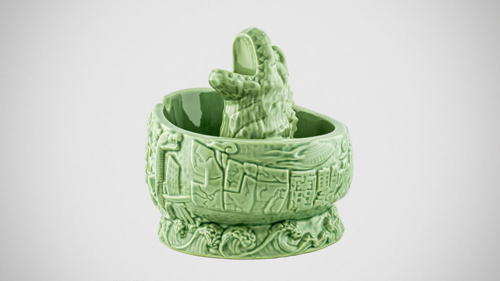 Godzilla Destroy All Monsters Tiki Bowl Kilaak Outpost Variant