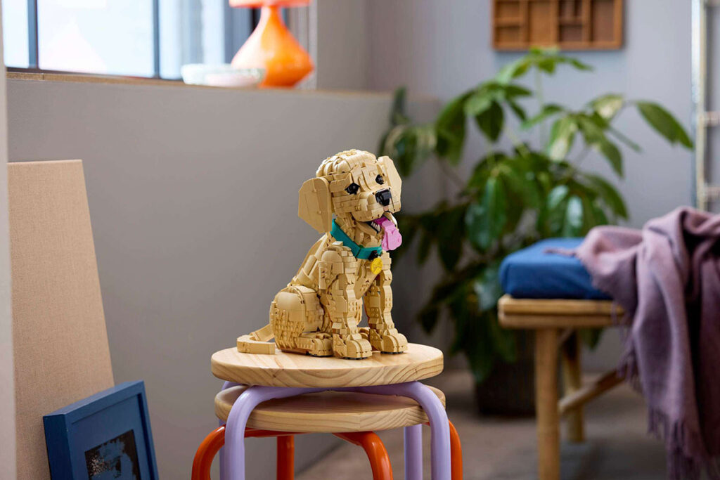 LEGO Icons Golden Retriever Puppy 11384