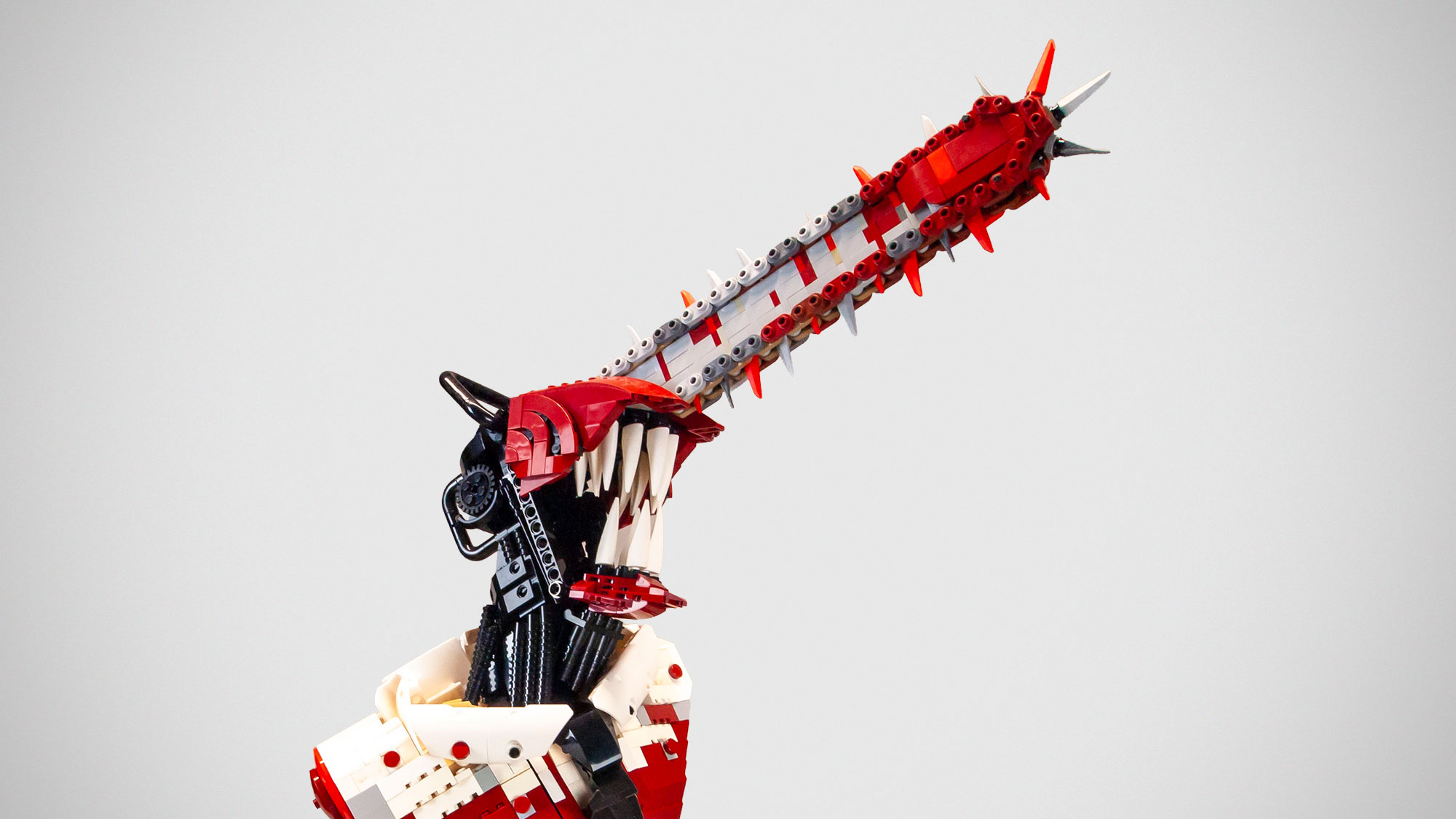 LEGO MOC Chainsaw Man 1/3 Scale Bust by Yu Chris