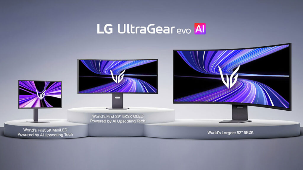 LG UltraGear evo AI Monitors CES 2026