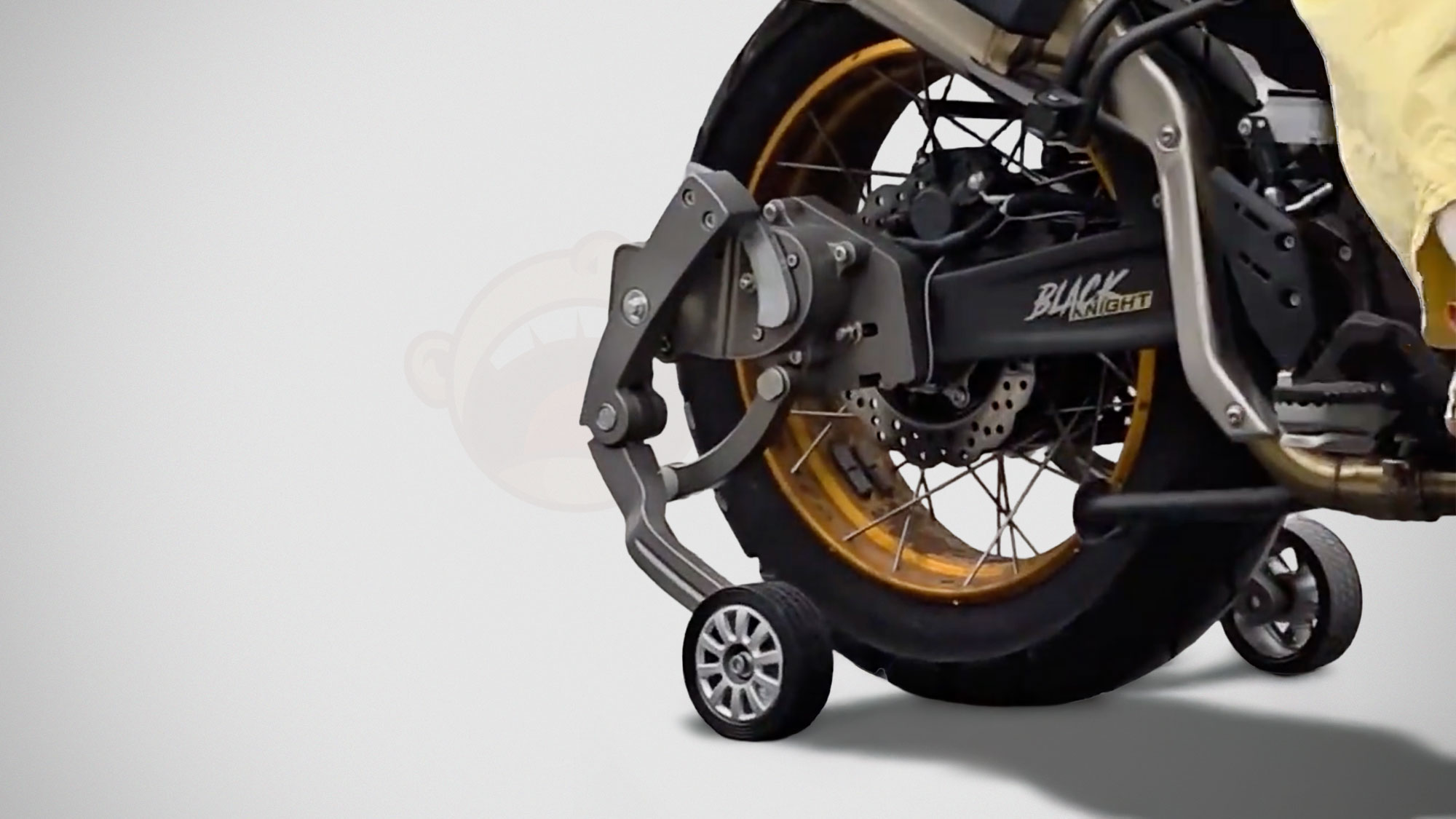 LegUp and Voge Motorcycle Training Wheels